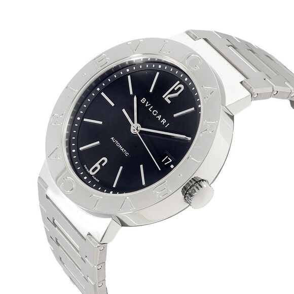 BVLGARI Bvlgari/Bvlgari BB 38 SS Auto Men's Watch in  Stainless Steel - Picture 4 of 5